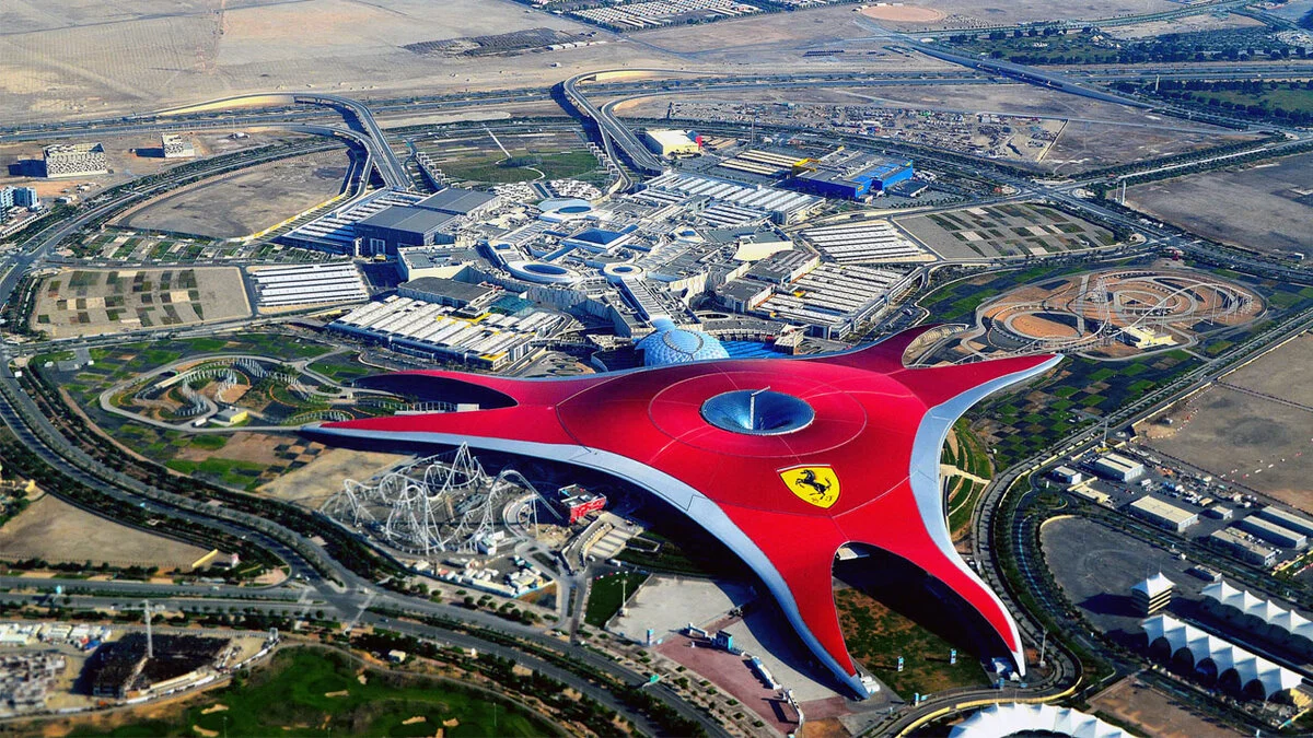 Ferrari World Abu Dhabi rides and attractions
