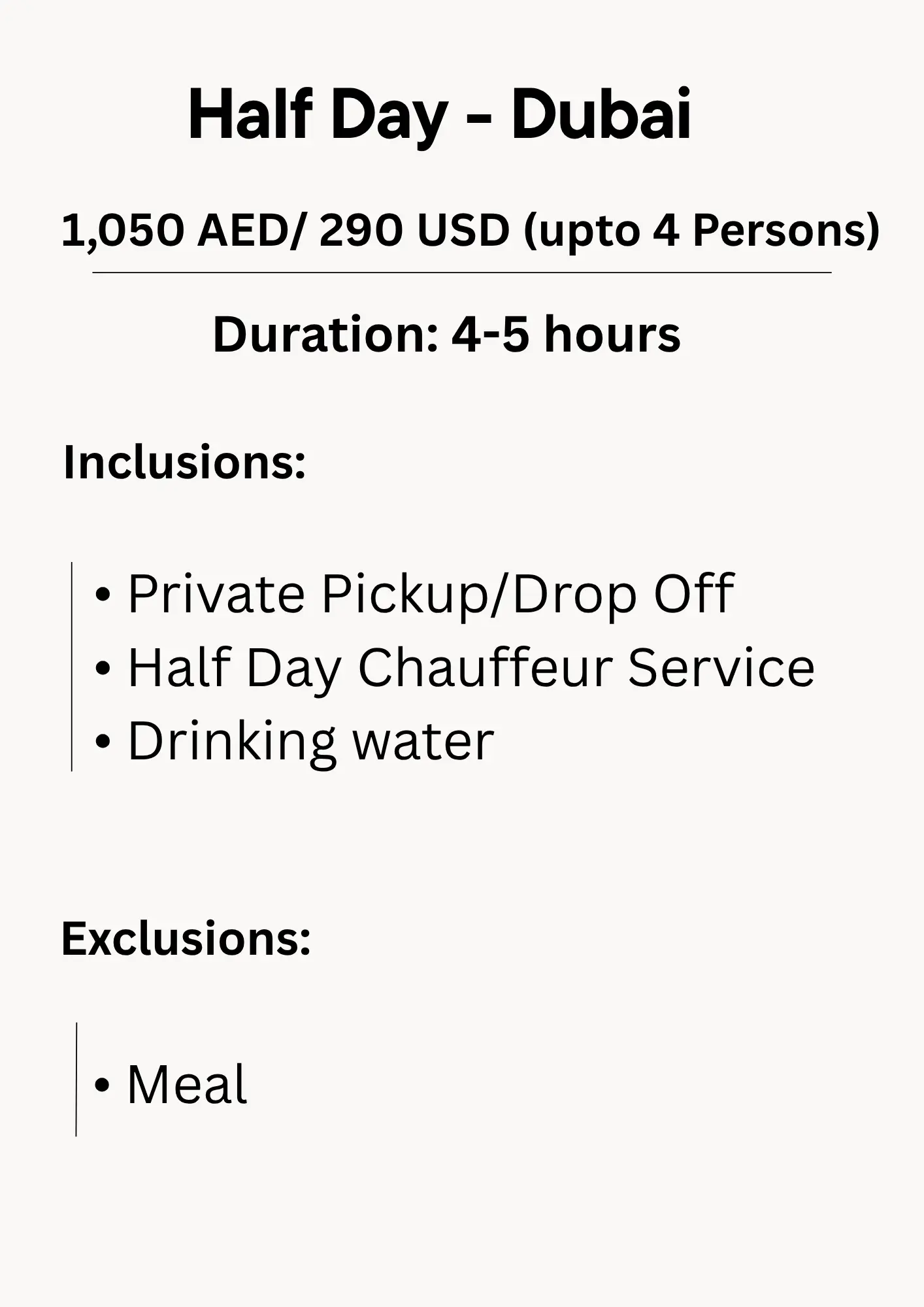 Chauffeur & Limousine