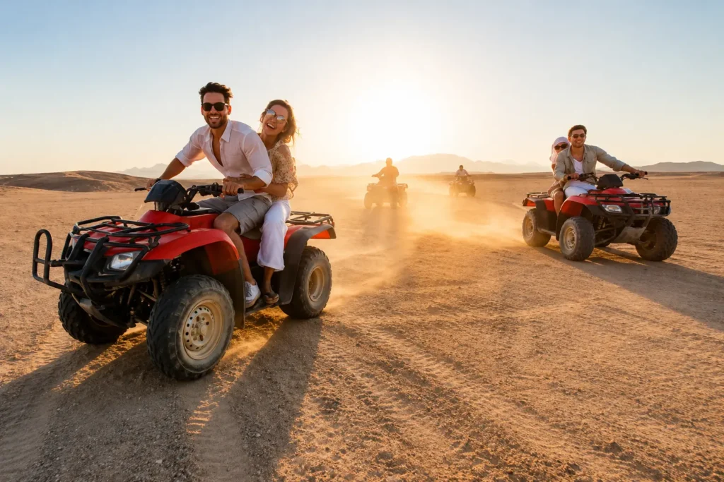 Buggies ride in UAE desert